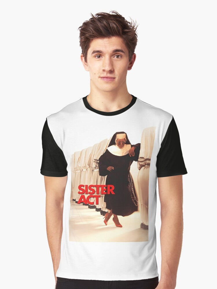 Sister Act graphic t-shirt with Whoopi Goldberg as a nun - Men