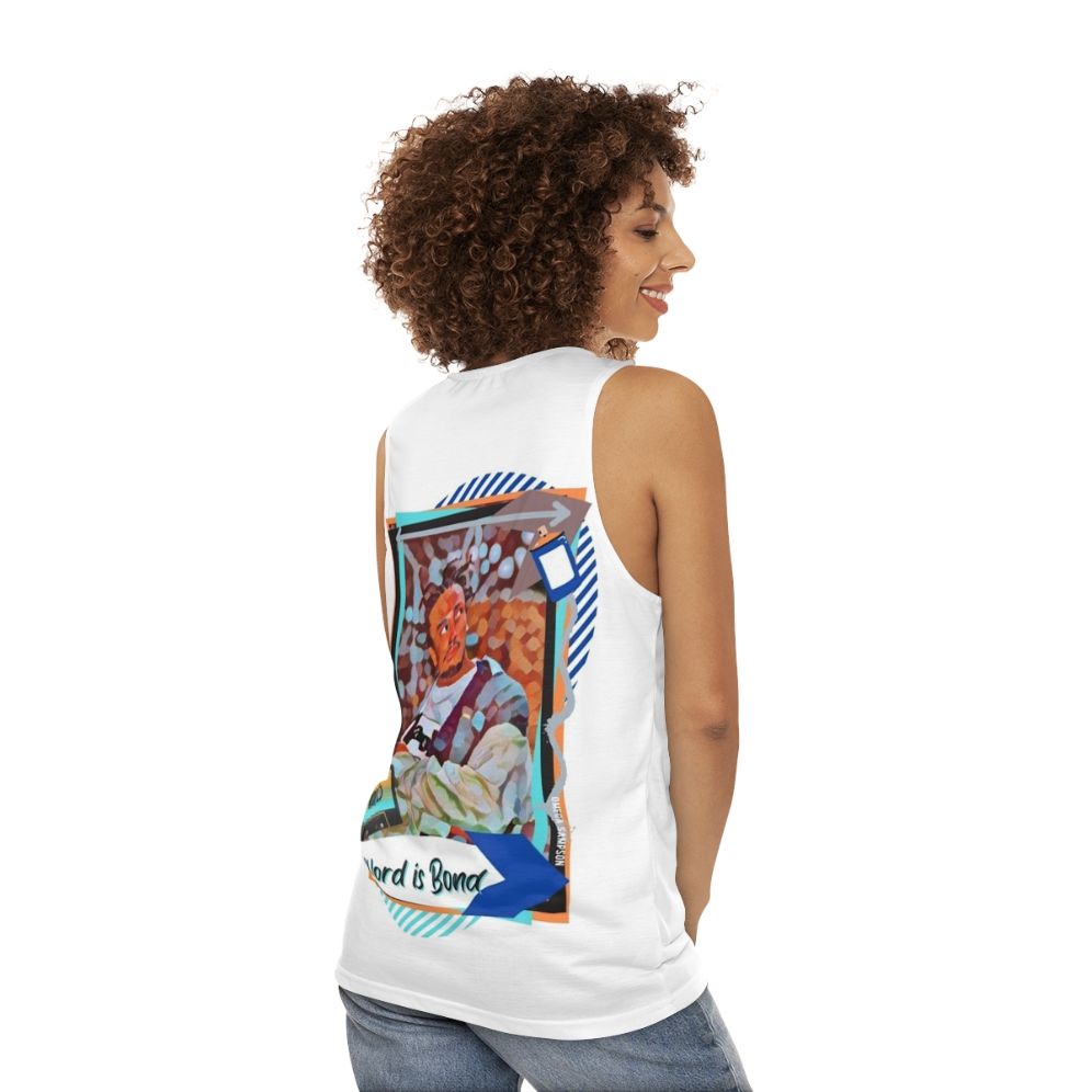 Unisex ODB 'Word Is Bond' 90s Hip Hop Tank Top - women back