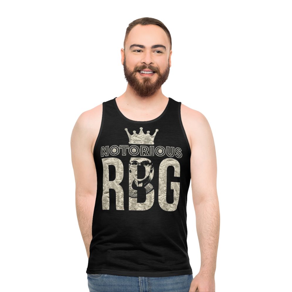 Ruth Bader Ginsburg Notorious RBG Feminism Unisex Tank Top - men