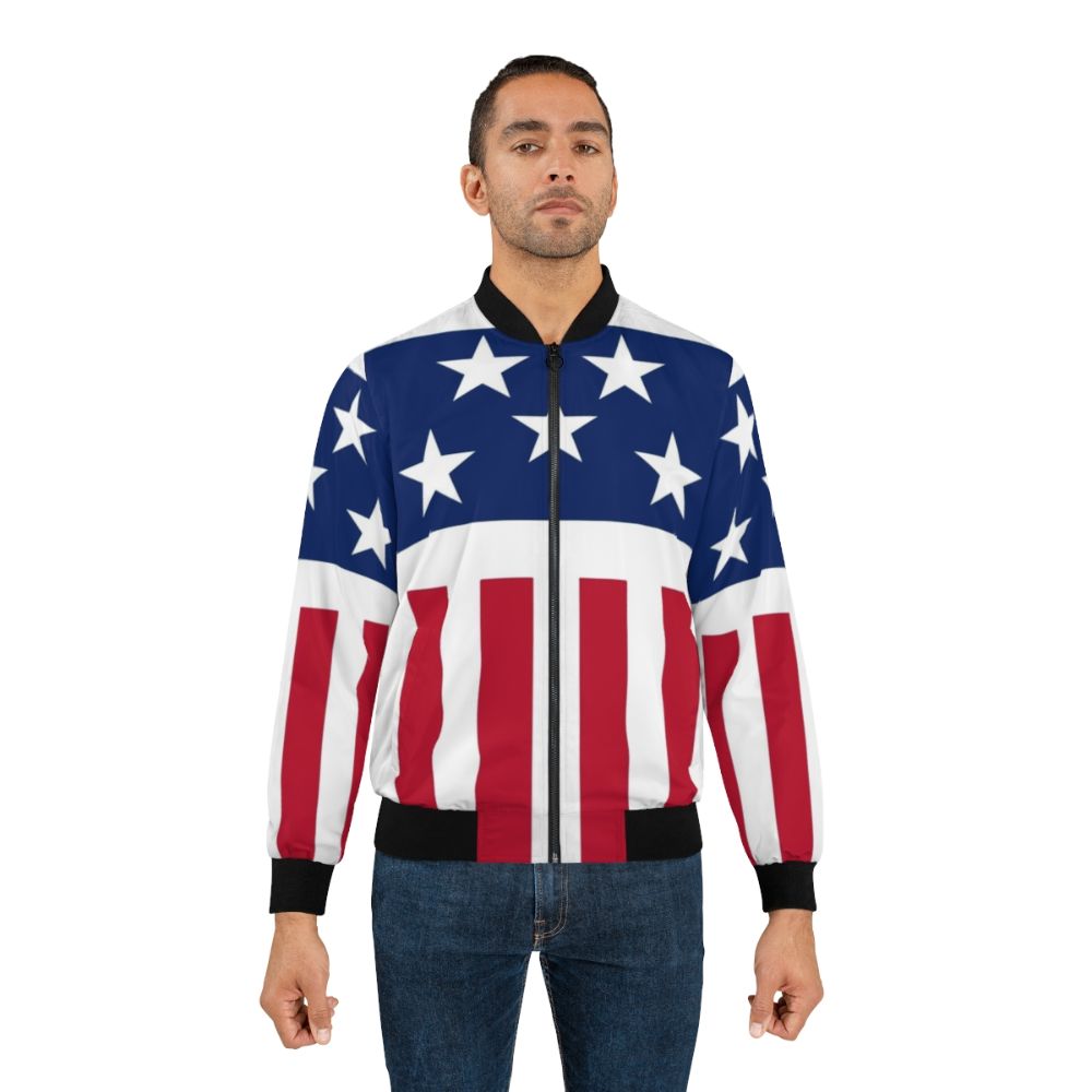 Stars and Stripes Firestarter Bomber Jacket featuring The Prodigy design - Lifestyle