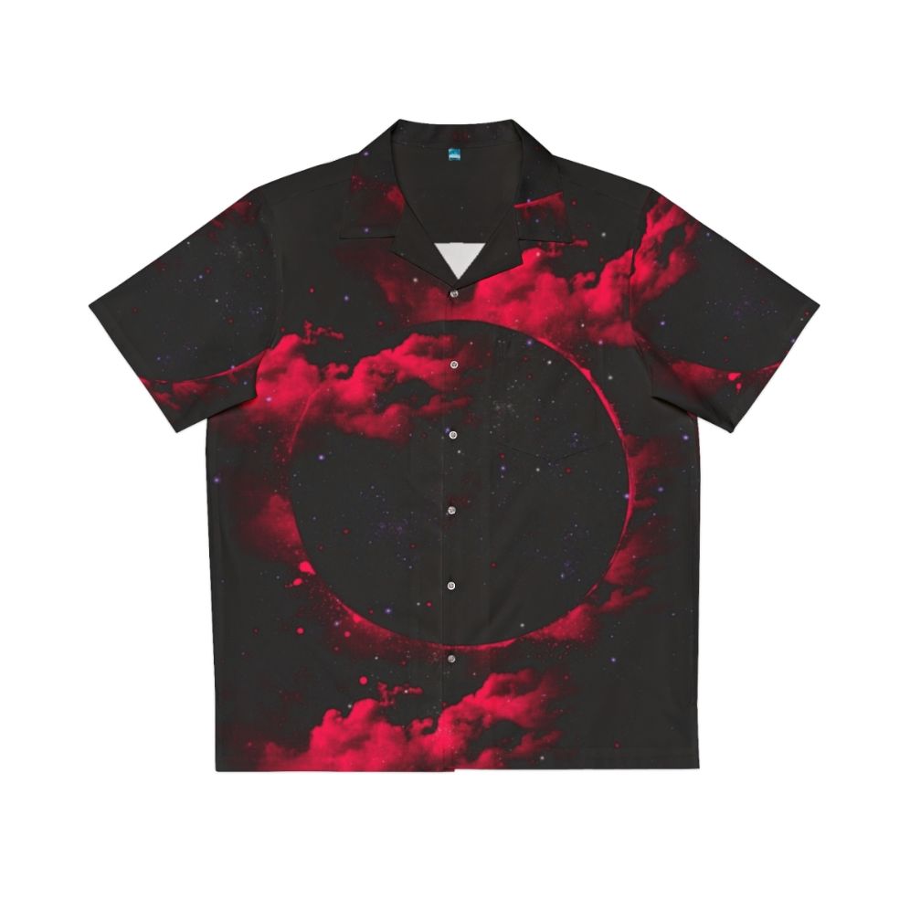 Cosmic Black Hole Hawaiian Shirt - Space Inspired Fashion