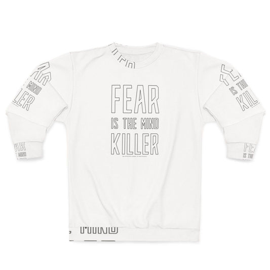 Dune "Fear is the Mind Killer" White Sweatshirt