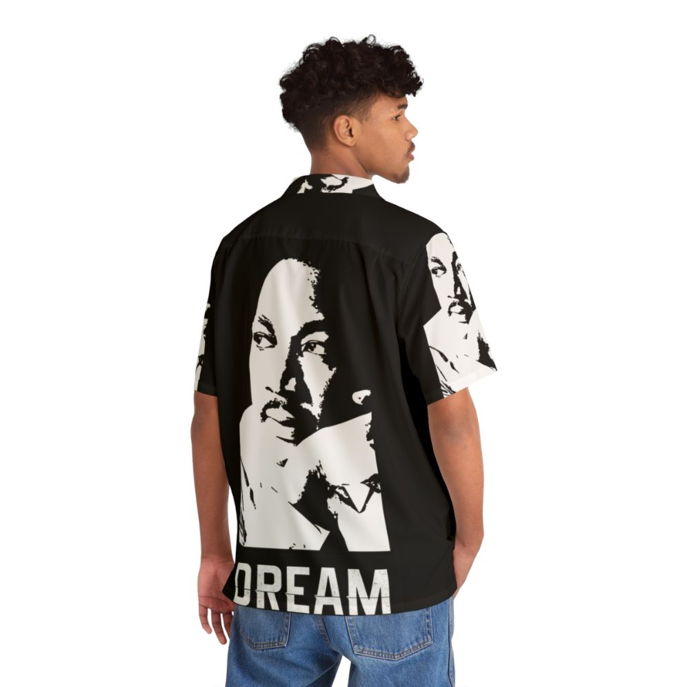 Martin Luther King Hawaiian Shirt with "I Have a Dream" slogan - People Back