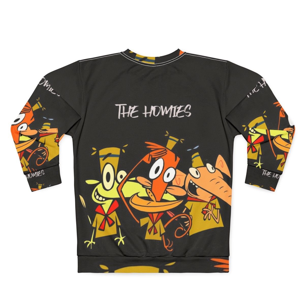 Homies Cartoon Sweatshirt with Camp Lazlo Design - Back