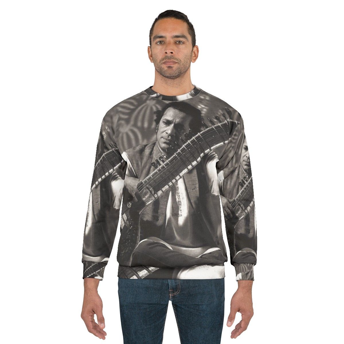 Indian Sitar Player Sweatshirt - men