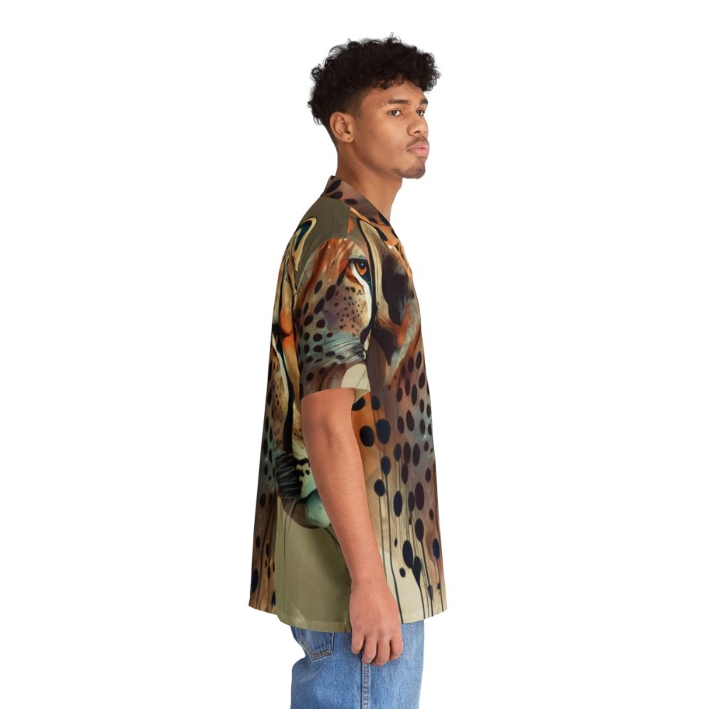 Legendary Cheetah Hawaiian Shirt with Cheetah Print Design - People Pight