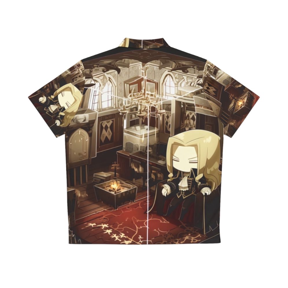 Alucard Terrarium Hawaiian Shirt with Castlevania Netflix Vampire Design - Back