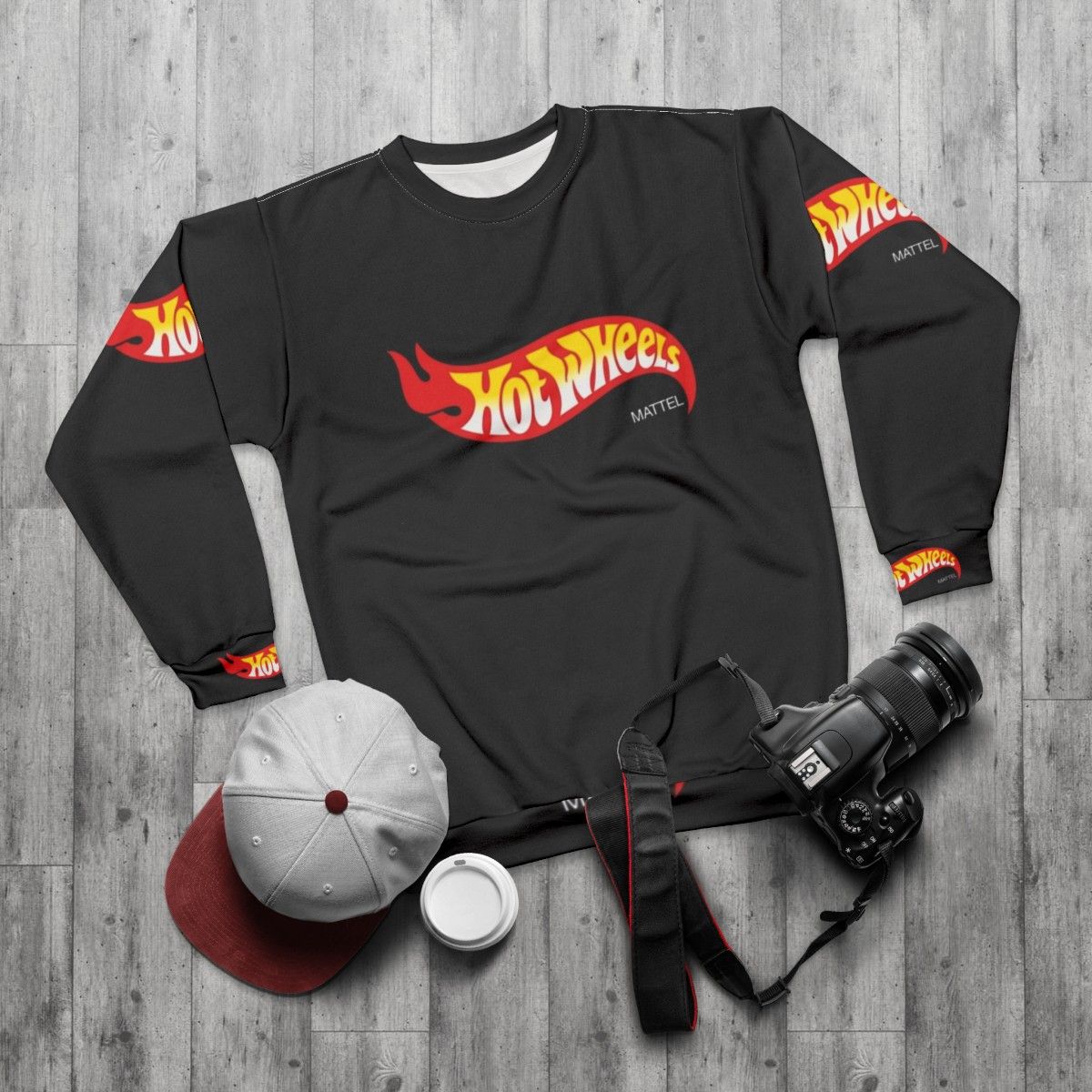 Hot Wheels Essential T-Shirt Sweatshirt - flat lay