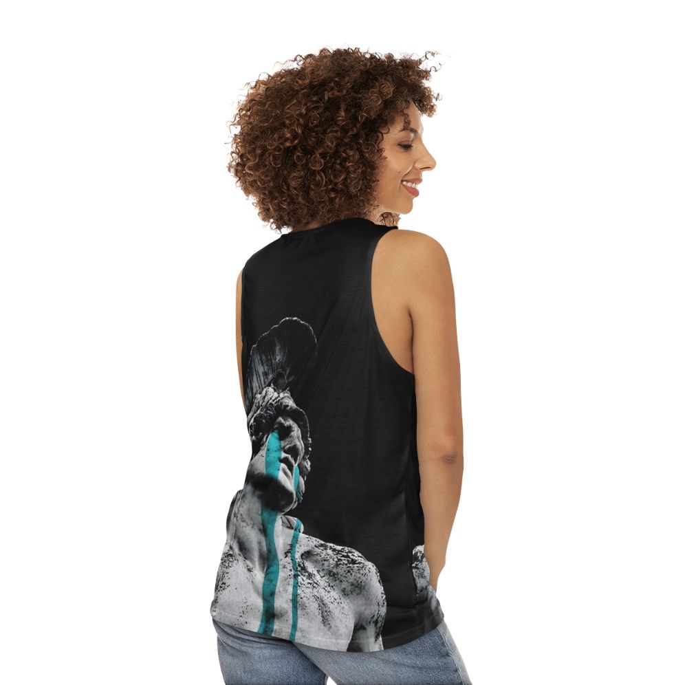 Achilles Tank Top - Surreal Digital Art - women back