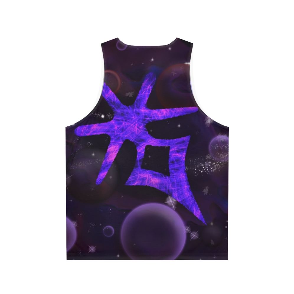 Dark Knight Galaxy Unisex Tank Top - Back