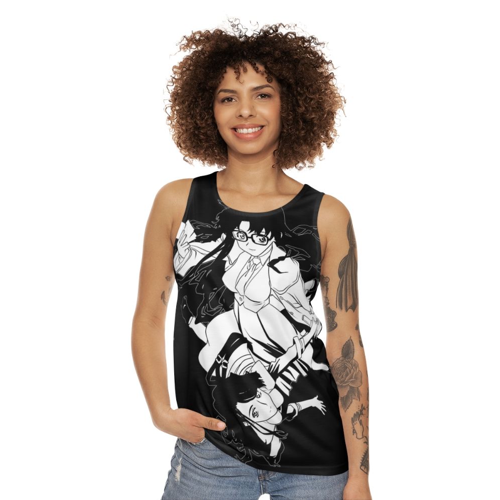 "Read or Die" anime-inspired unisex tank top - women