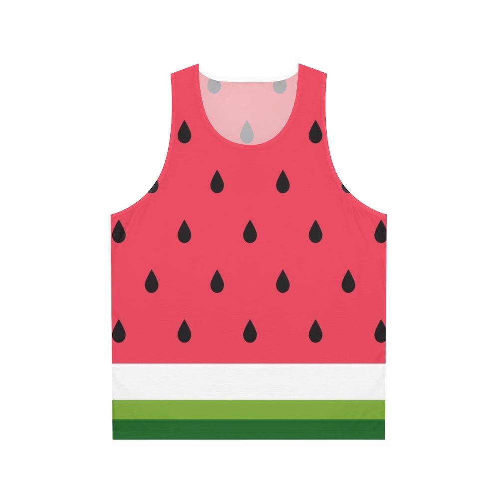 Watermelon abstract unisex tank top