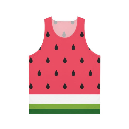 Watermelon abstract unisex tank top