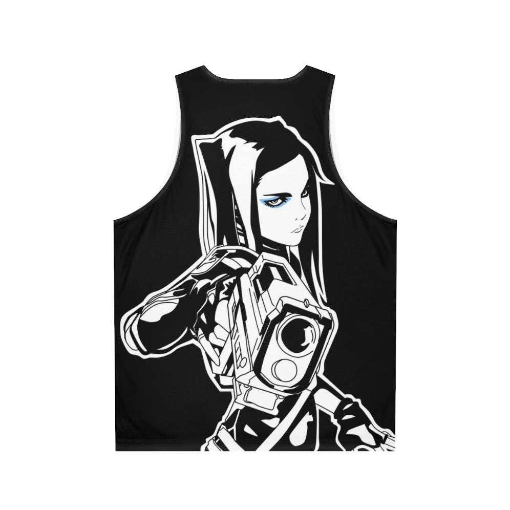 Unisex Ergo Proxy Anime Tank Top - Back