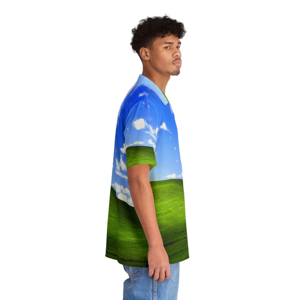 Windows XP Default Desktop Hawaiian Shirt - People Pight