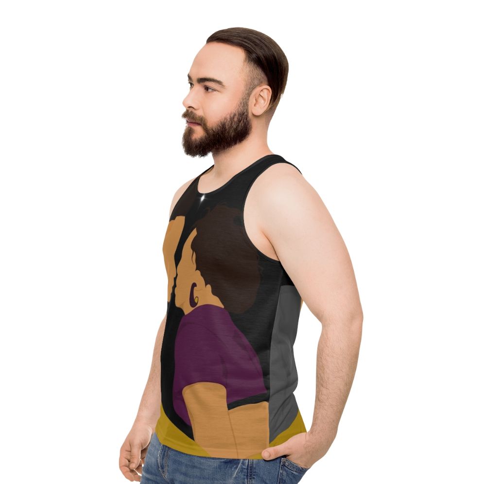 90s fashion unisex tank top with House Party and Eddie Murphy theme - men side