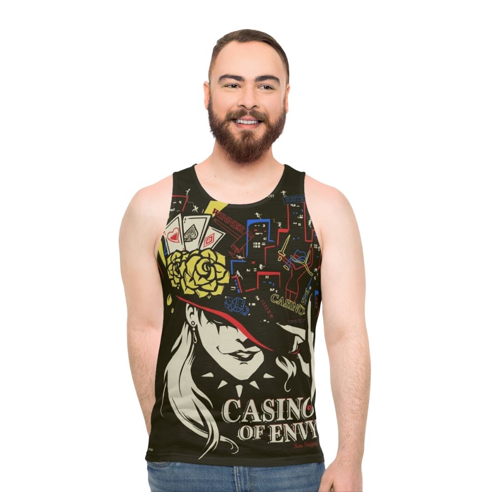 Persona 5 Unisex Tank Top featuring Metaverse Phantom Thieves - men