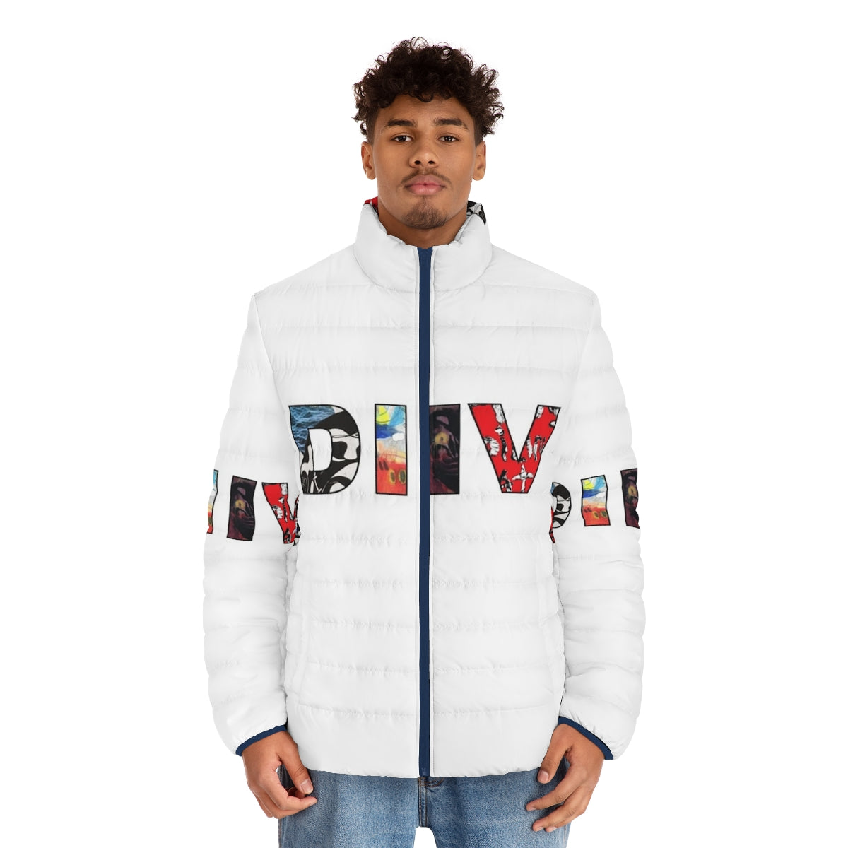 Diiv puffer jacket in a cozy, dream pop-inspired design - men front