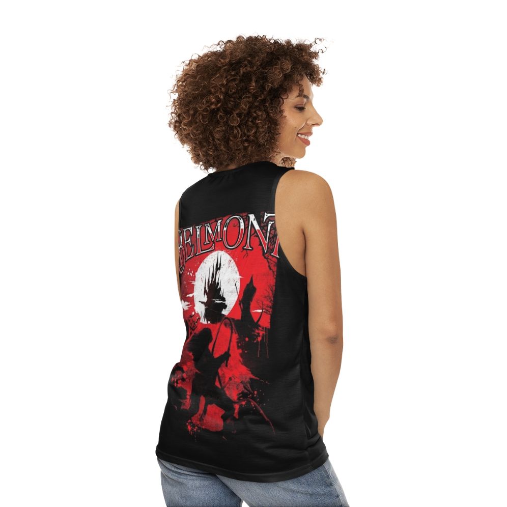 Belmont Vampire Hunter Unisex Tank Top - women back