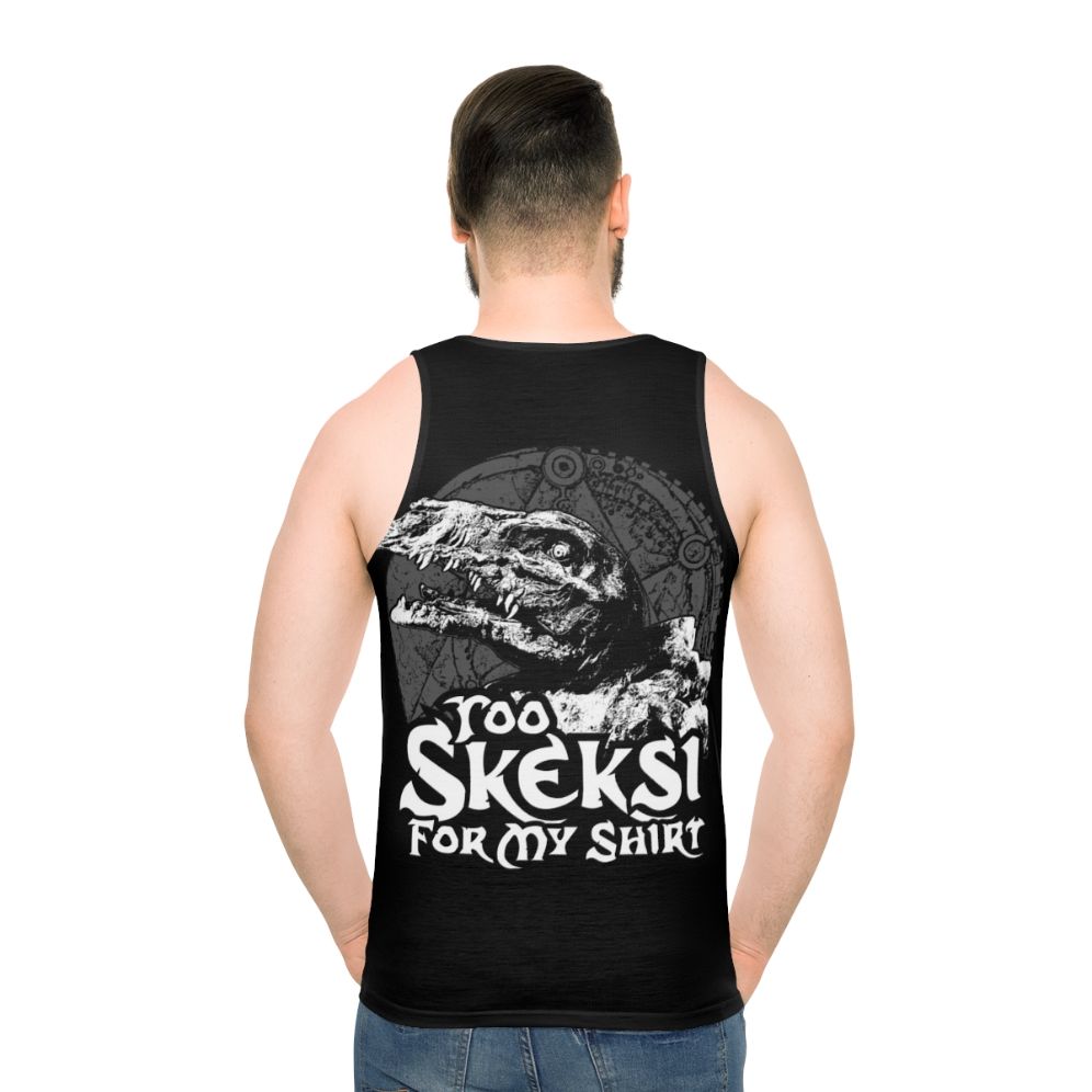 The Dark Crystal Skeksis Unisex Tank Top - men back