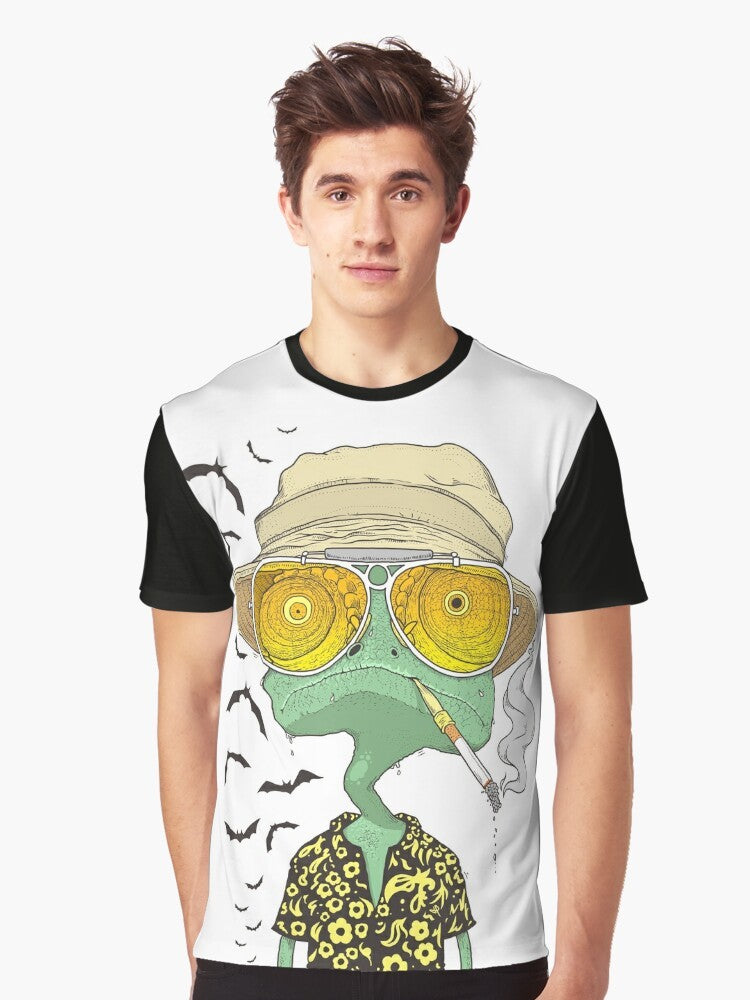 Raul Duke "Rango" graphic t-shirt featuring Jonny Depp's iconic character - Men