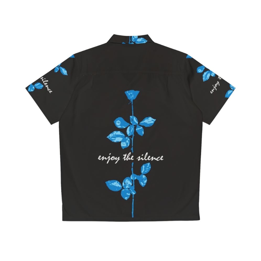 Depeche Mode "Enjoy The Silence" Blue Hawaiian Shirt - Back