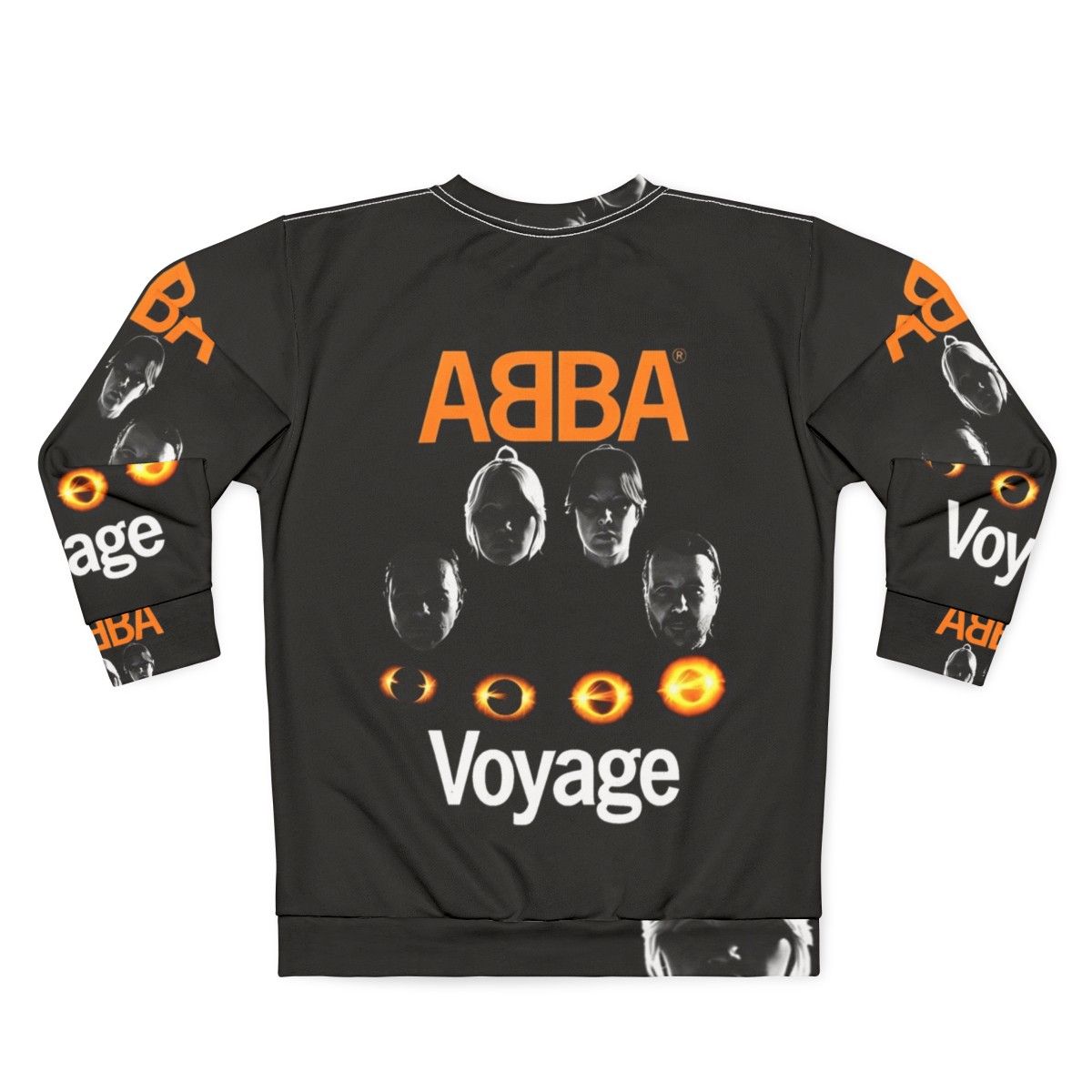 Abba sweatshirt featuring Mamma Mia 70s disco and groovy music - Back