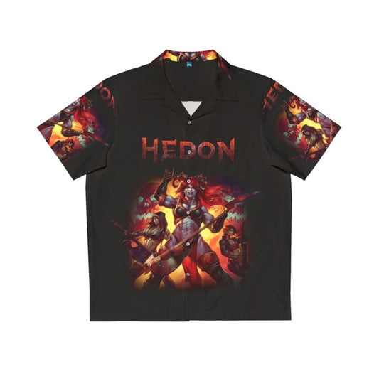 Hedon Fantasy Hawaiian Shirt - Retro Inspired Demonic Apparel