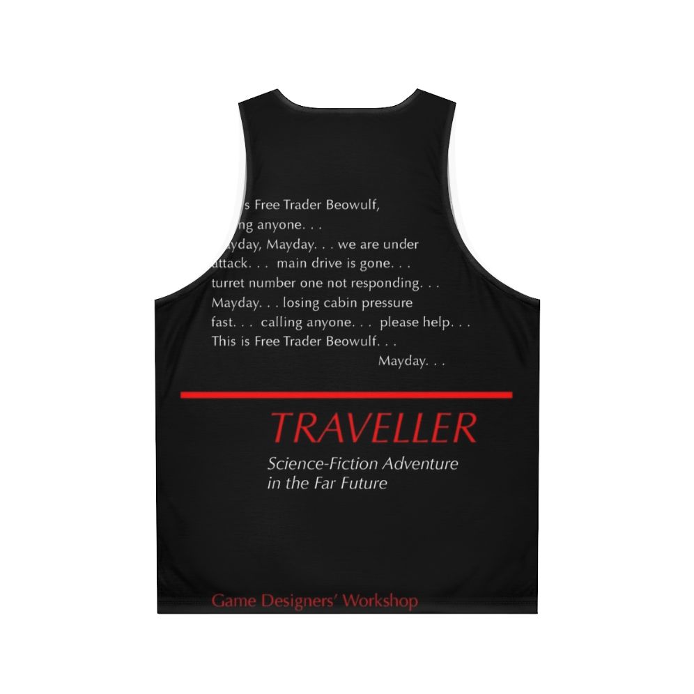 Traveller RPG unisex tank top - Back