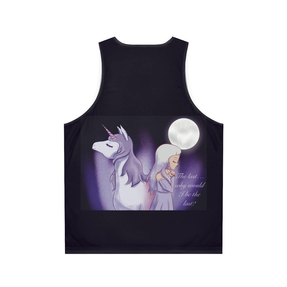 The Last Unicorn Unisex Tank Top - Back