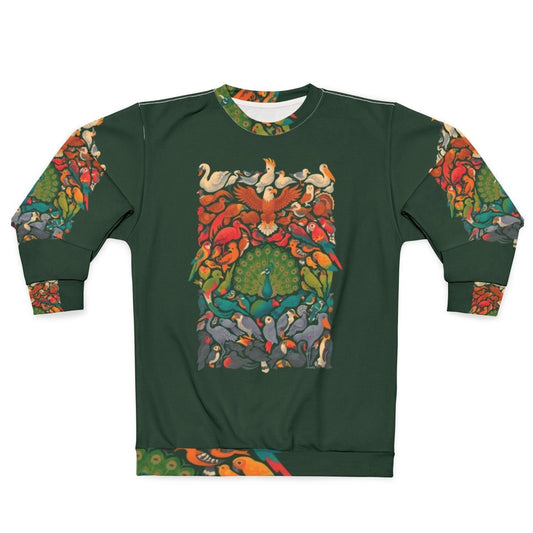 Aerial Spectrum Green Sweatshirt featuring nature and wildlife graphics