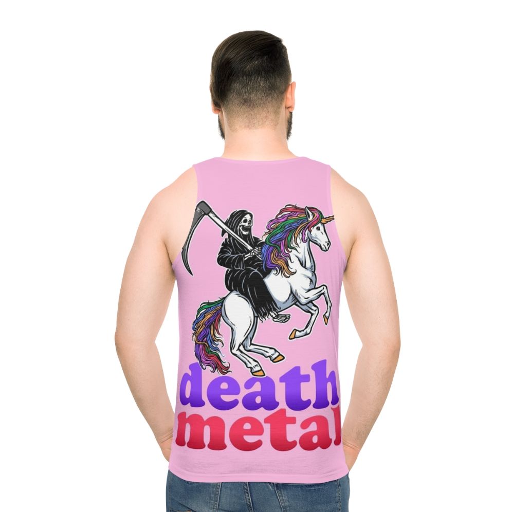 Death Metal Unisex Tank Top - men back