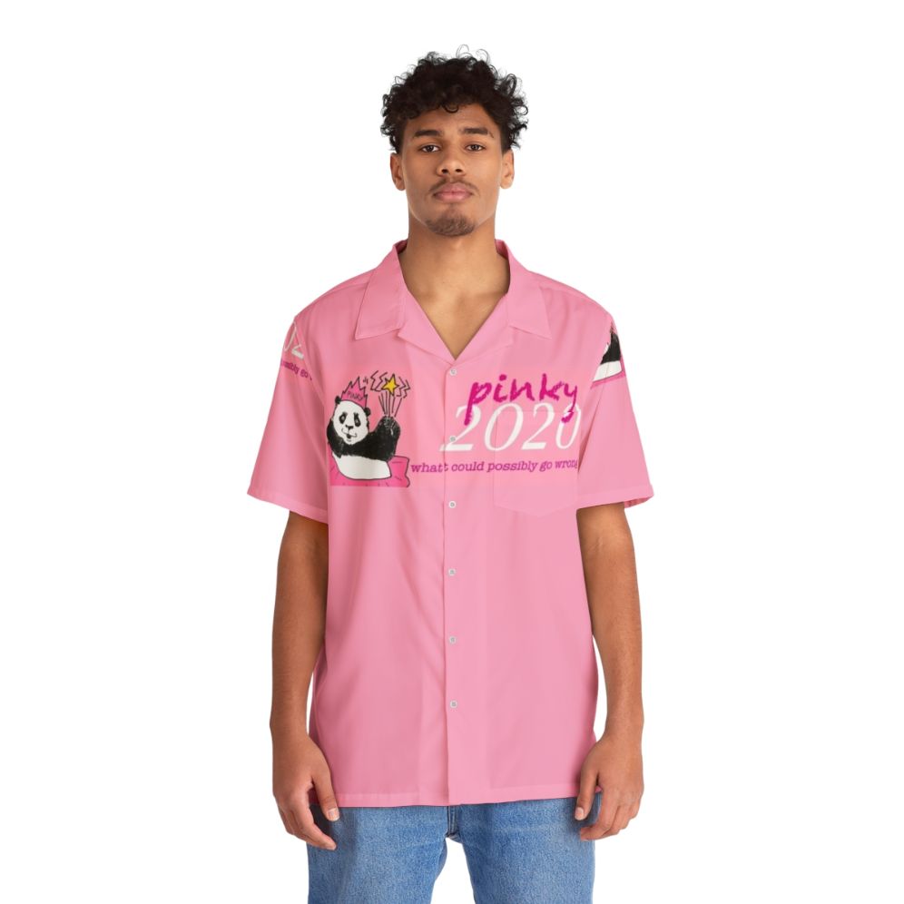 Pinky 2020 Hawaiian Shirt with Panda and Politics Humor - People Front