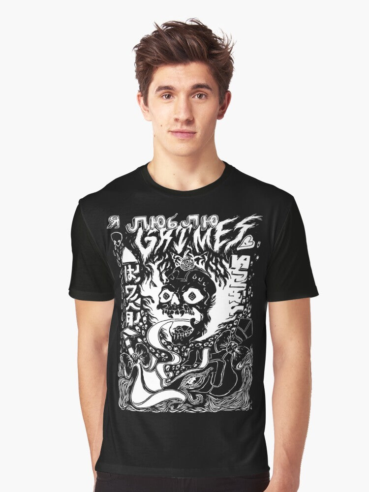 Grimes Occult Visions Graphic T-Shirt - Men