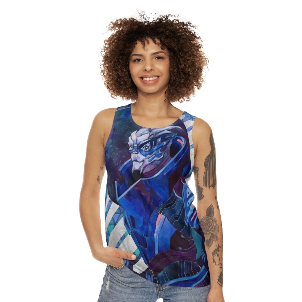 Garrus Vakarian Mass Effect Turian Tank Top - women