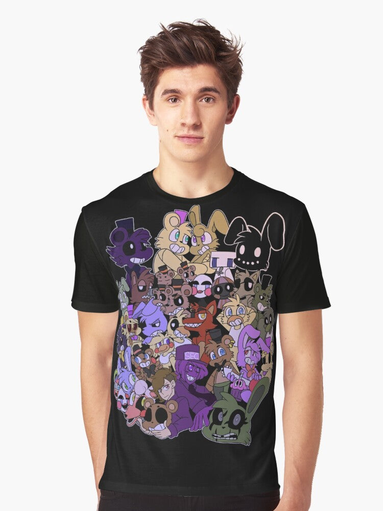 Five Nights at Freddy's FNAF Graphic T-Shirt - Men