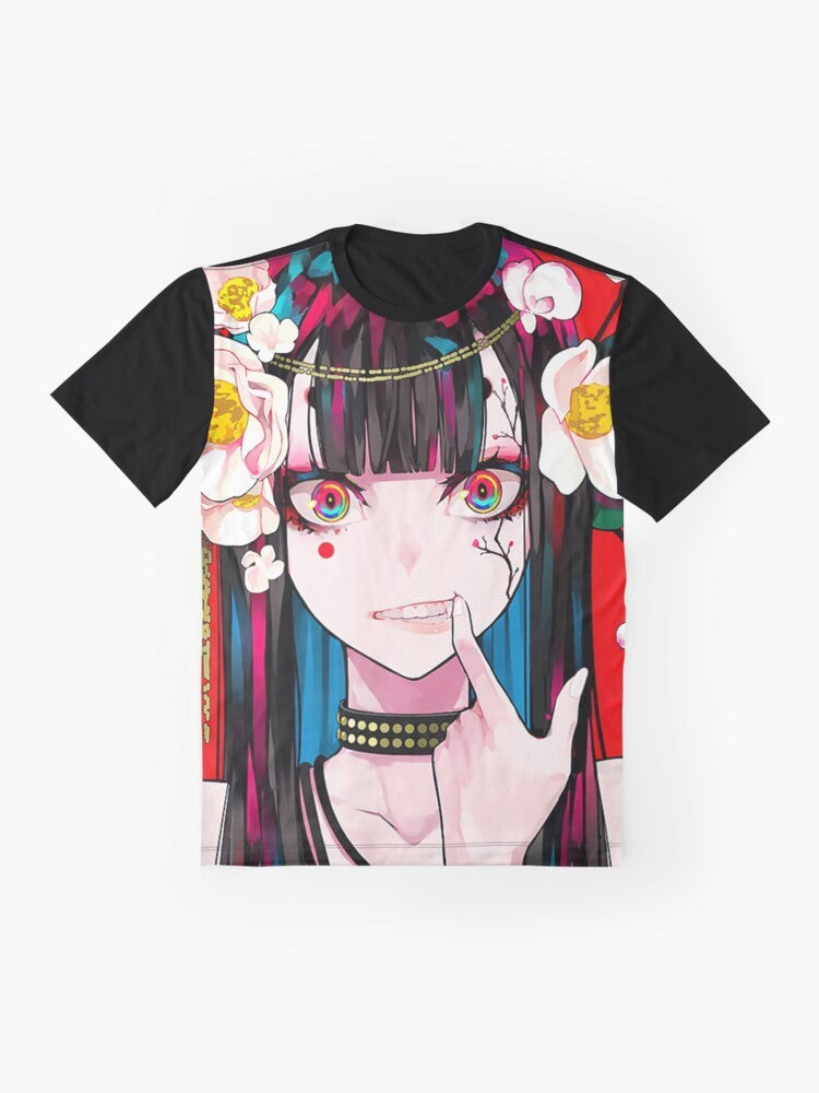 Anime Japanese Aesthetic Otaku Graphic T-Shirt - Flat lay