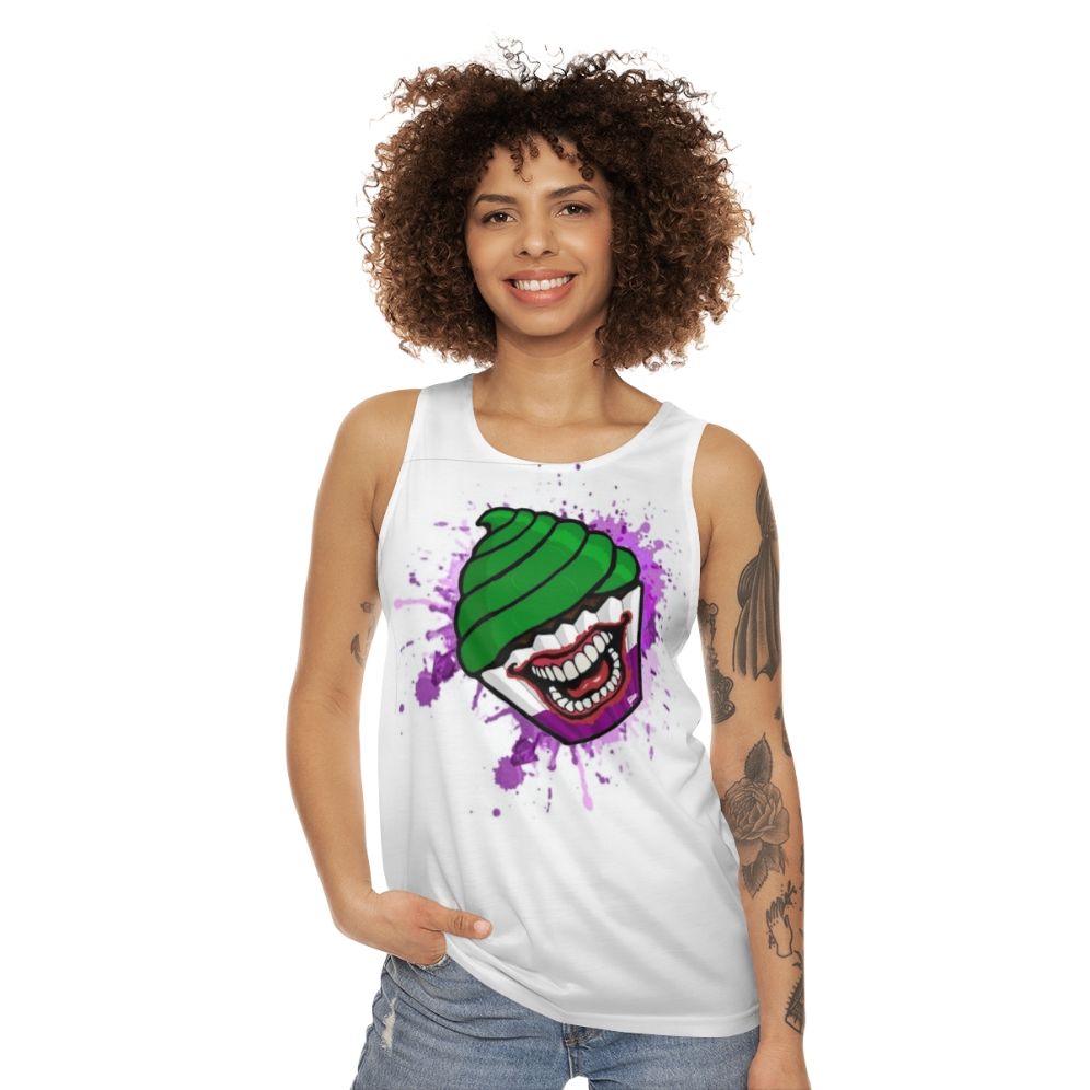 Villain Cupcake Unisex Tank Top - women