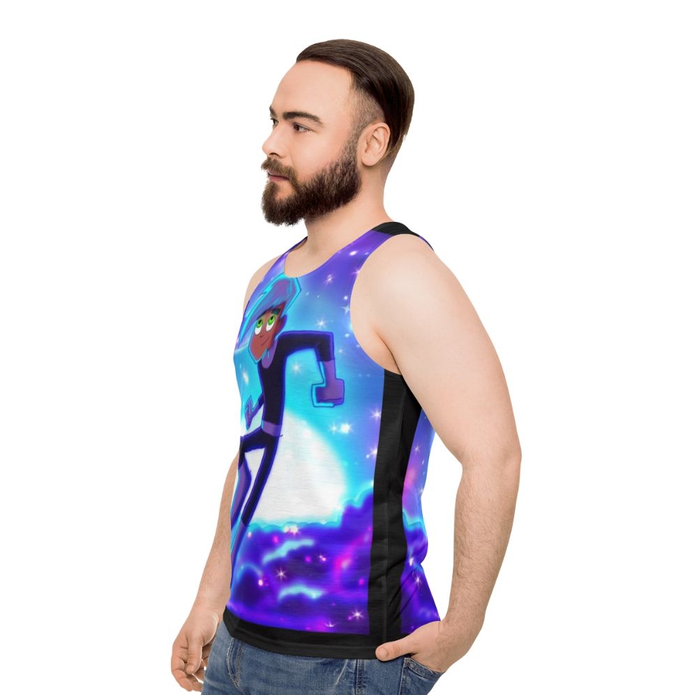 Danny Phantom Night Air Unisex Nickelodeon Tank Top - men side