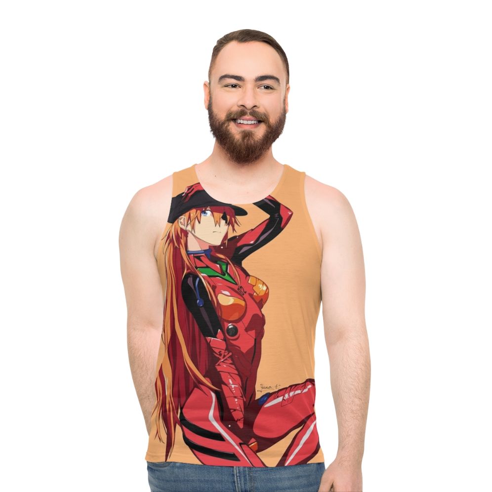 Anime inspired kawaii unisex tank top - men