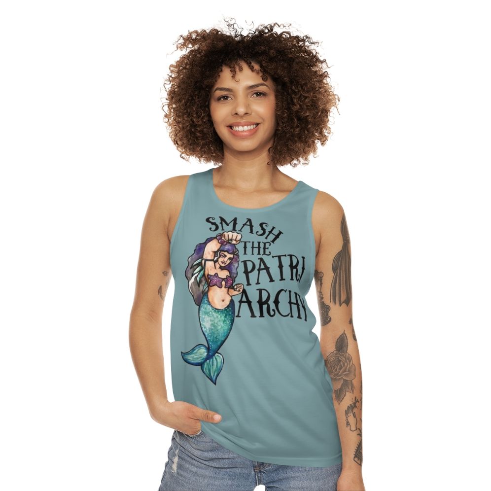 Smash the Patriarchy Feminist Unisex Tank Top - women