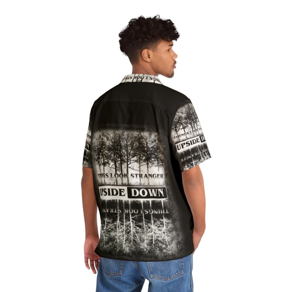 Stranger Things Upside Down Design Hawaiian Shirt - People Back