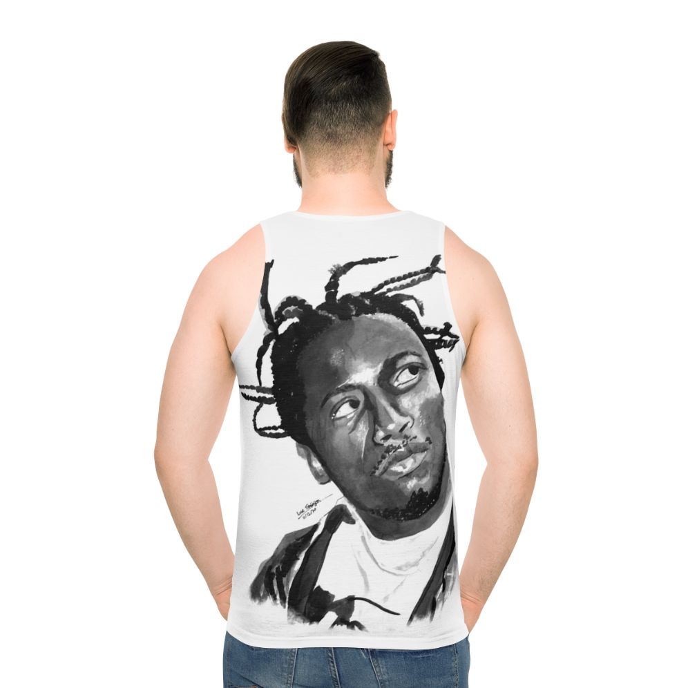 ODB Ink Portrait Unisex Tank Top - men back