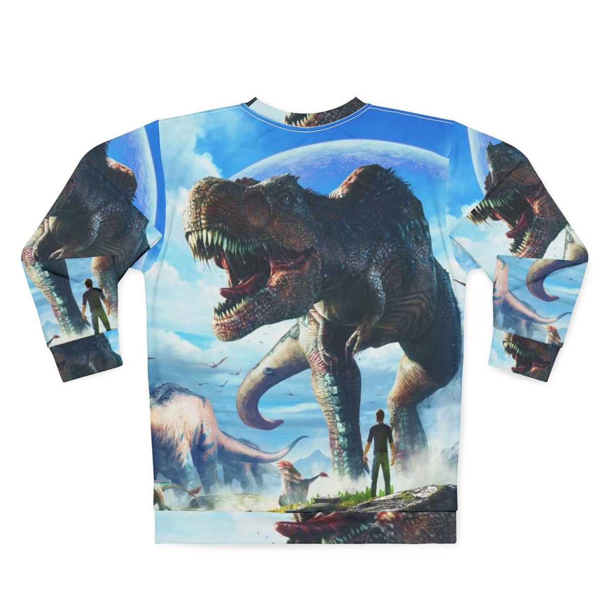 Ark Survival Evolved T-Rex Sweatshirt - Back