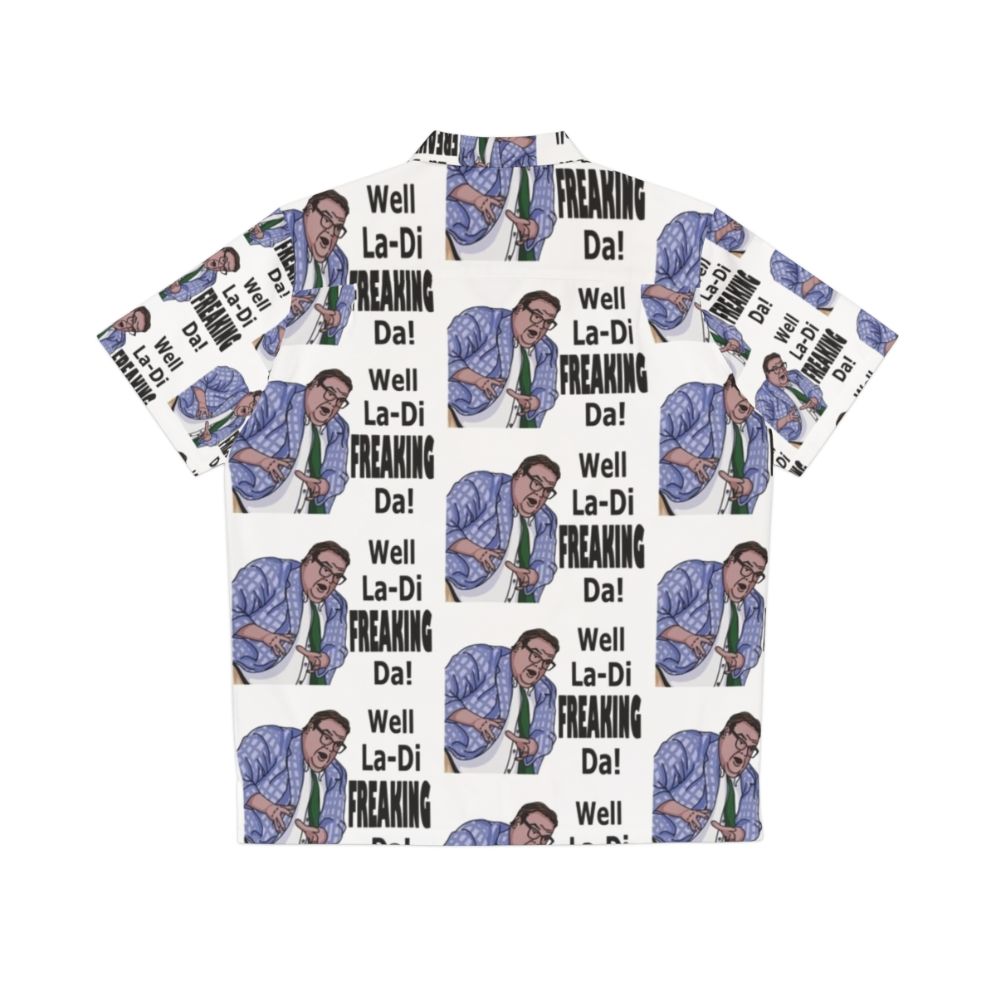 Matt Foley "Van Down By The River" Hawaiian Shirt - Back