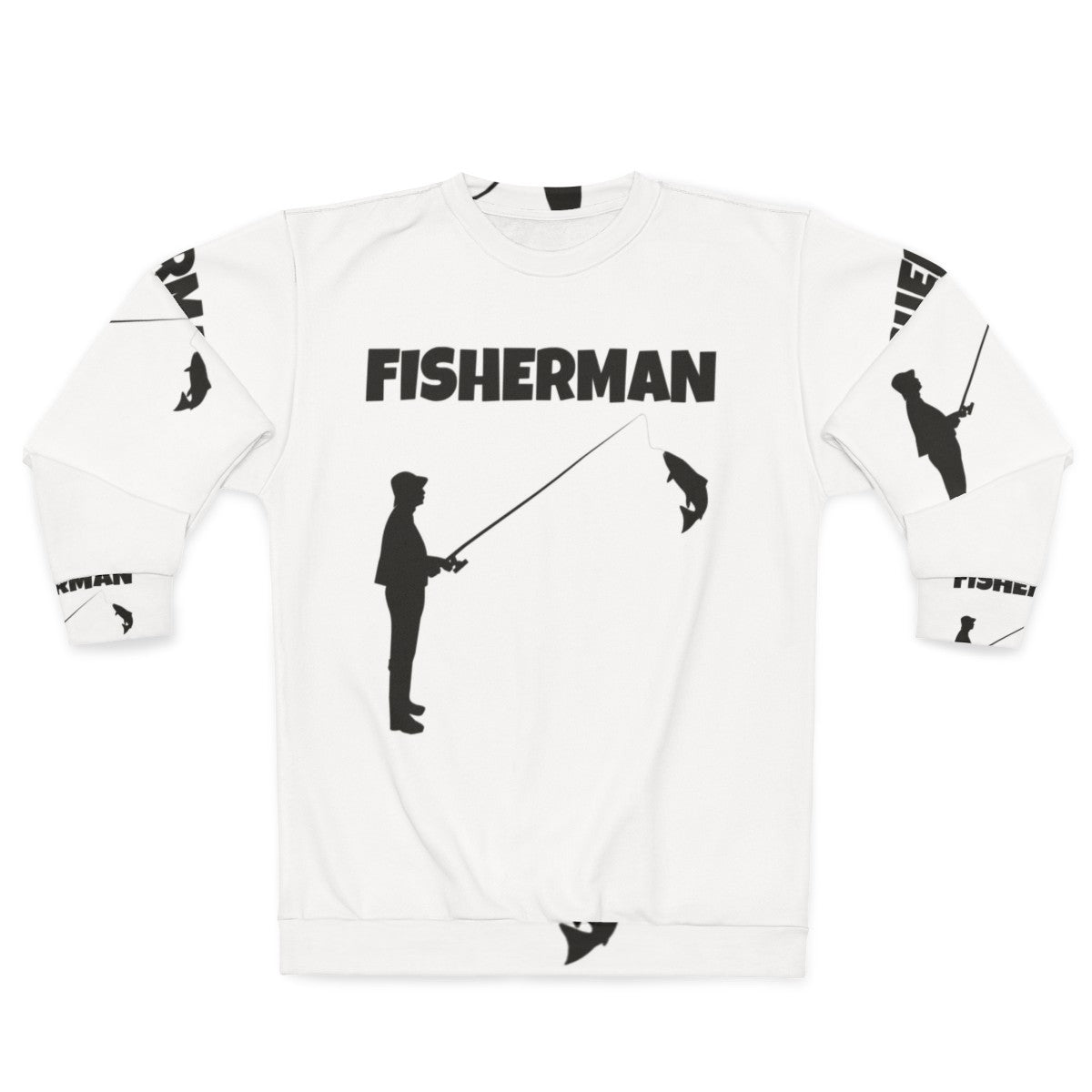 Fisherman sweatshirt for outdoor enthusiasts and sports fans