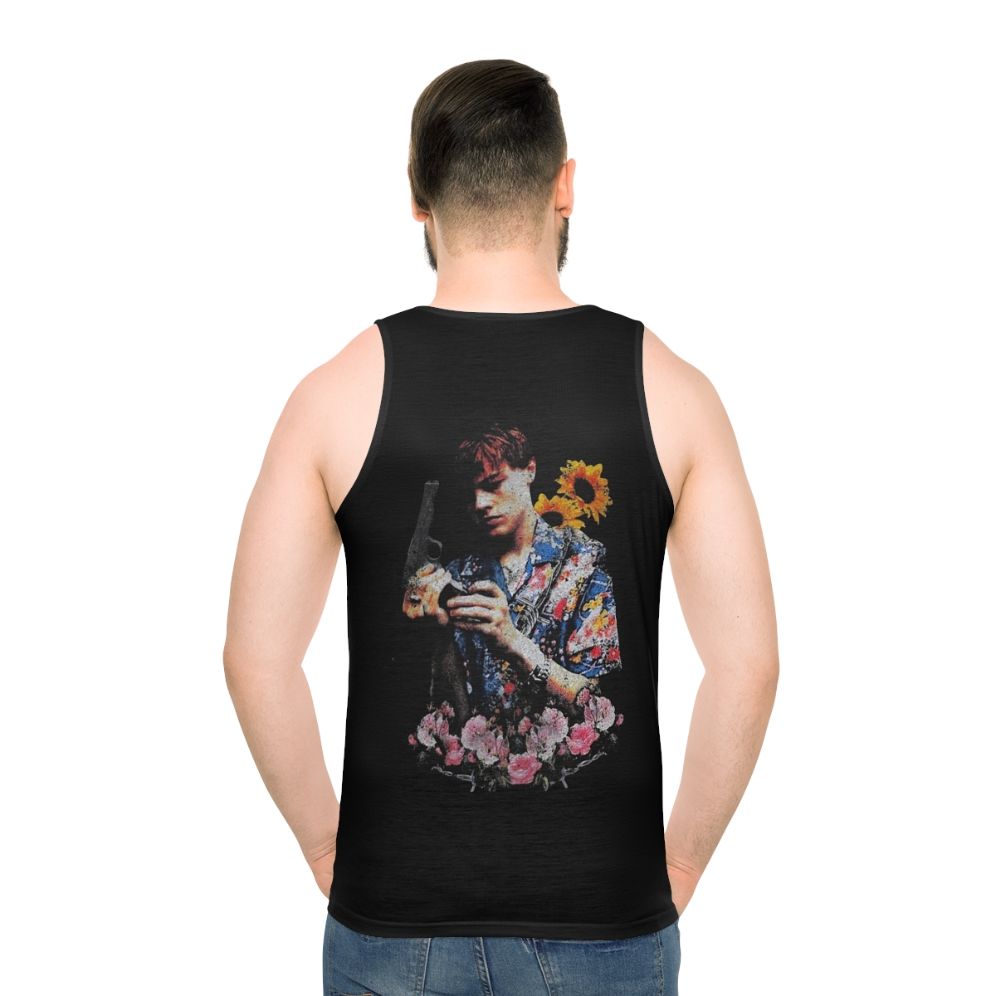 Vintage Style Leonardo DiCaprio Unisex Tank Top - men back