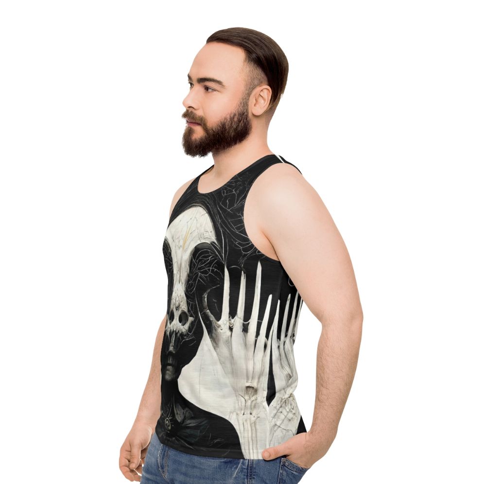 HR Giger Necronomicon Unisex Tank Top - men side