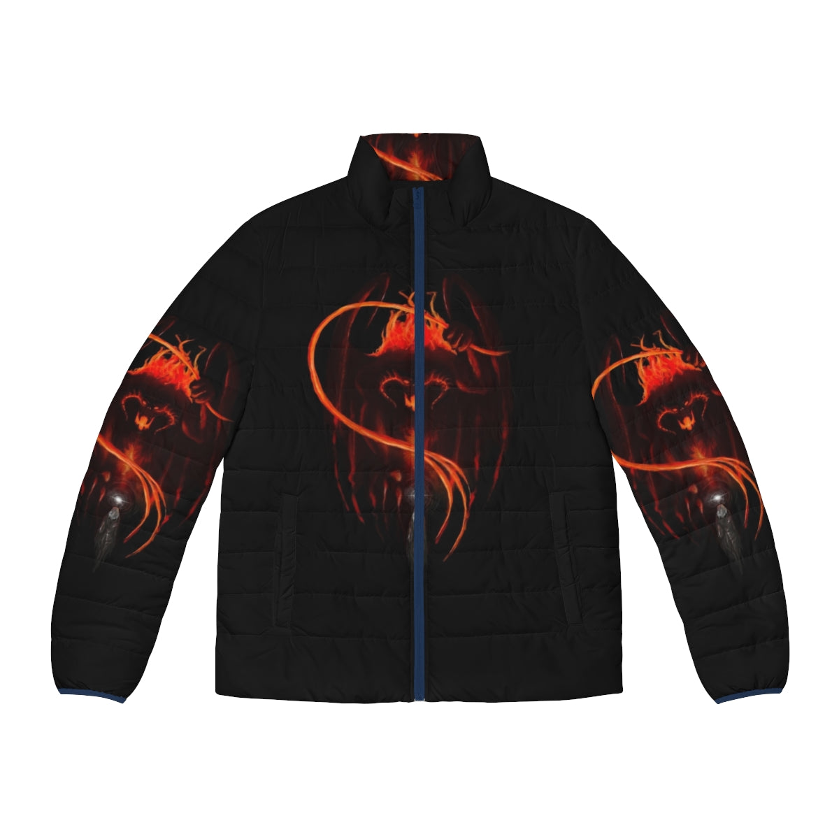 Balrog Puffer Jacket - Lord of the Rings inspired winter outerwear