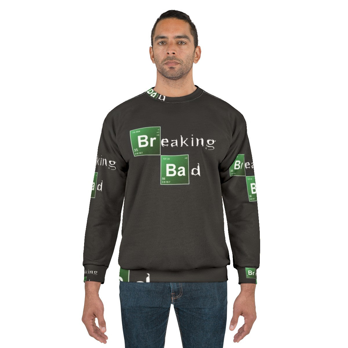 Breaking Bad inspired sweatshirt with Heisenberg design - men